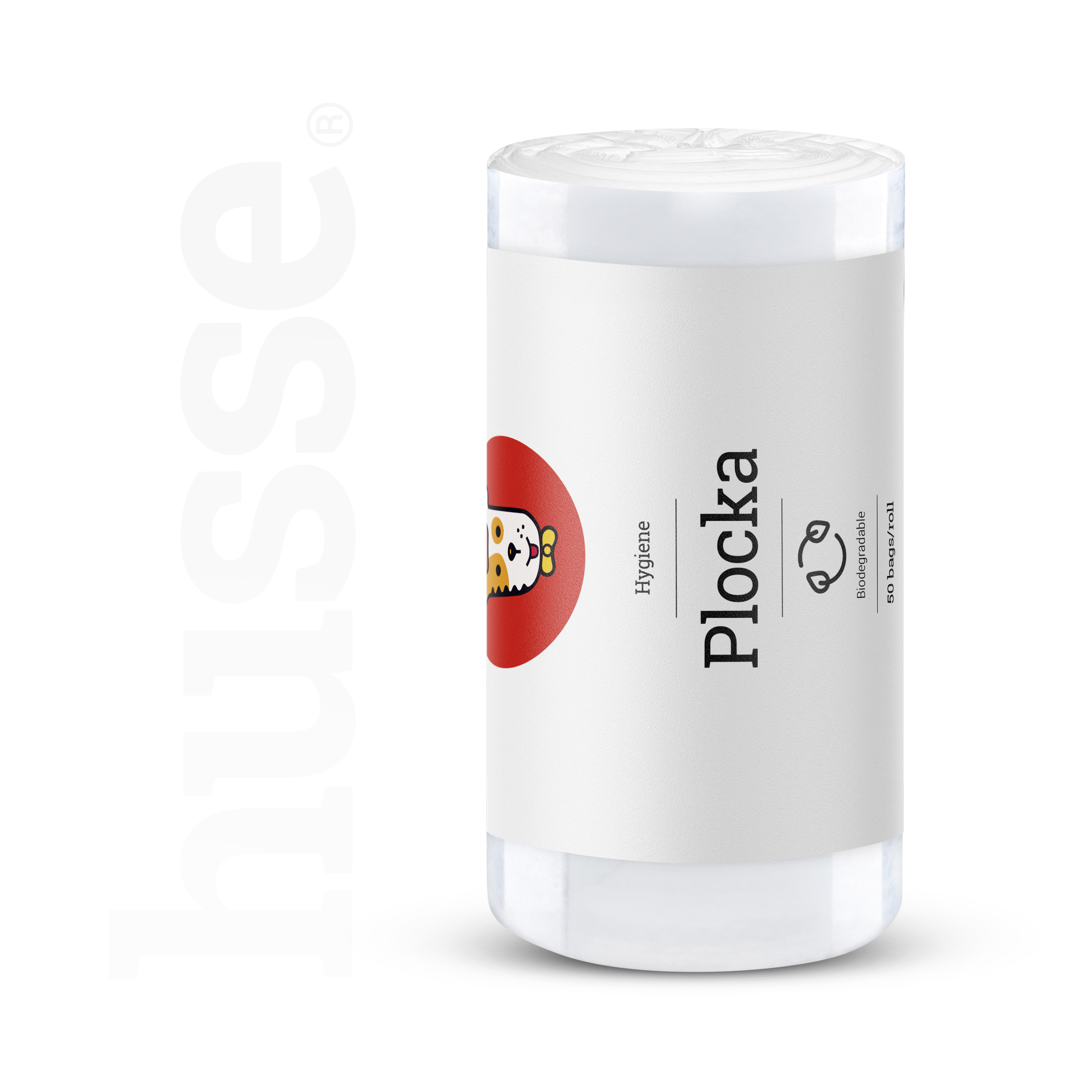 Plocka - 50 woreczków na odchody ze skrobi kukurydzianej