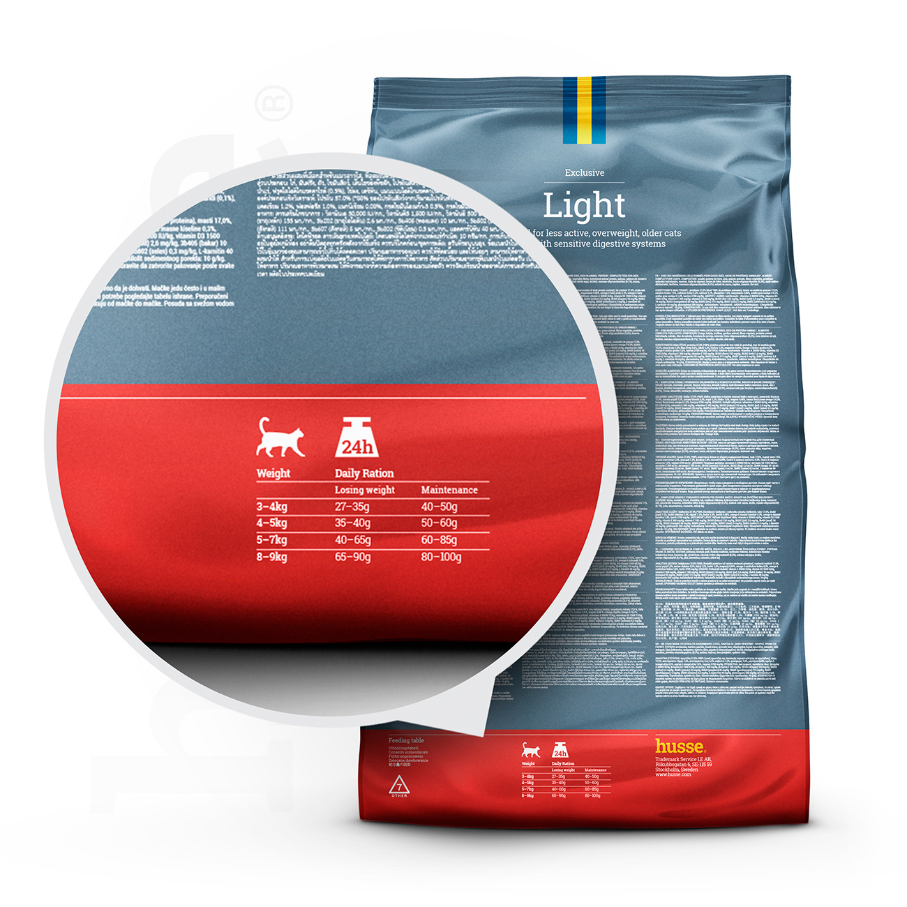 Exclusive Light - karma sucha dla kotów otyłych 2 kg