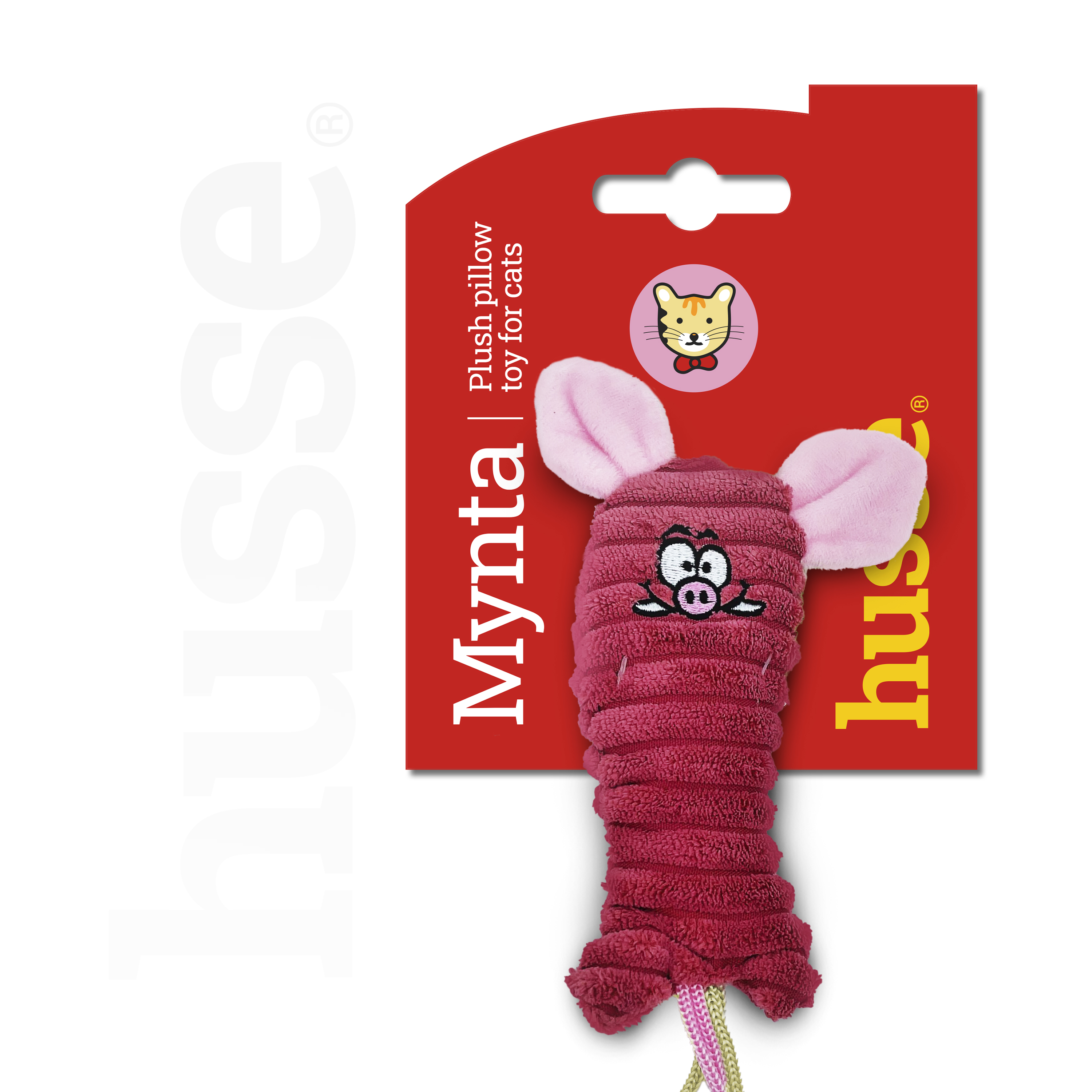 Mynta, 1 sztuka | Pluszowa poduszka-zabawka dla kotów