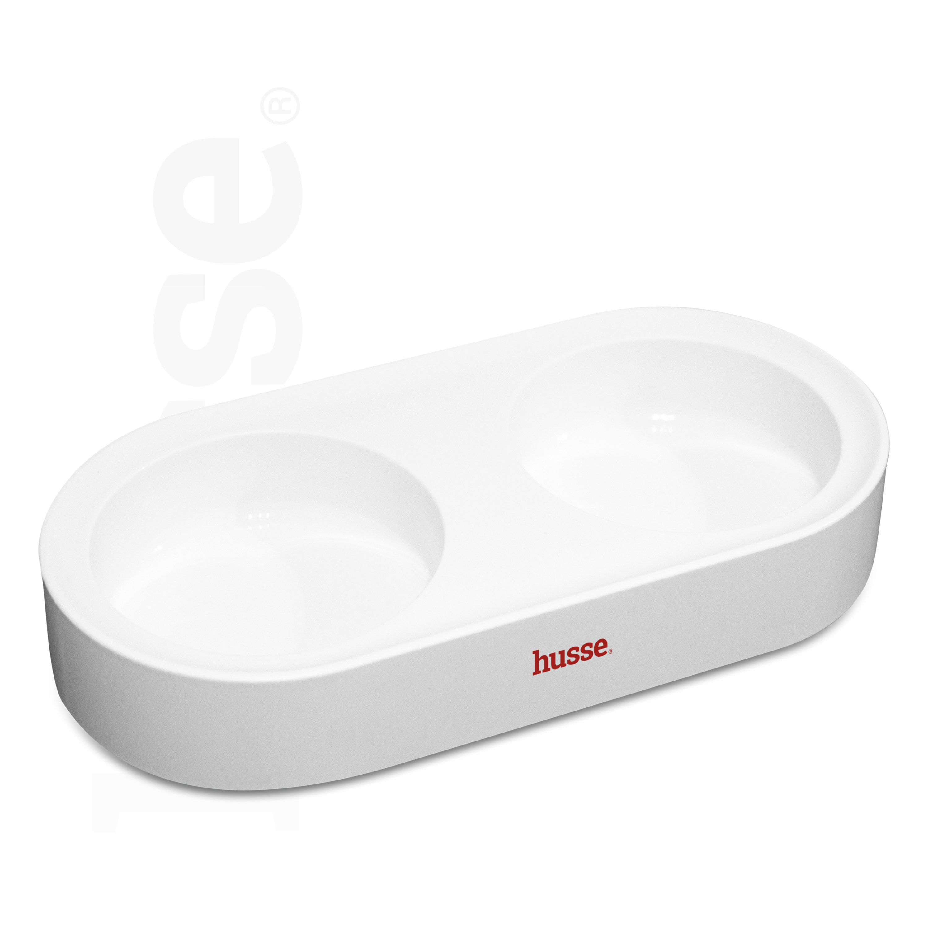 Dubbel  | Podwójna miska z wytrzymałego plastiku