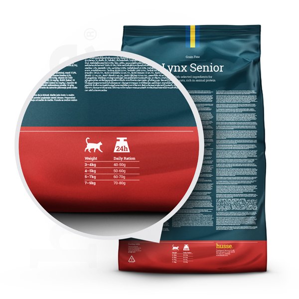 Lynx Senior - karma sucha bezzbożowa dla kotów starszych 7kg