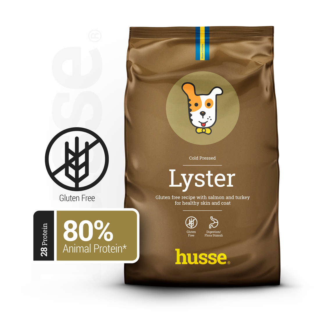 Lyster - bezglutenowa karma sucha Cold Pressed z łososiem 12 kg