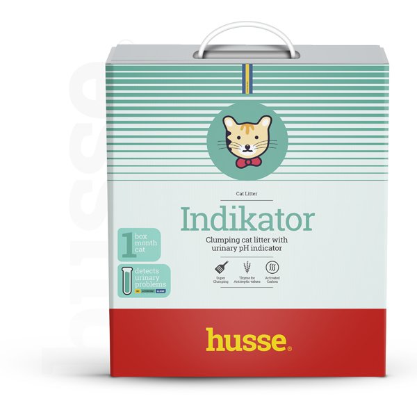 Indikator - żwirek bentonitowy dla kota ze wskaźnikiem analizującym mocz 6L