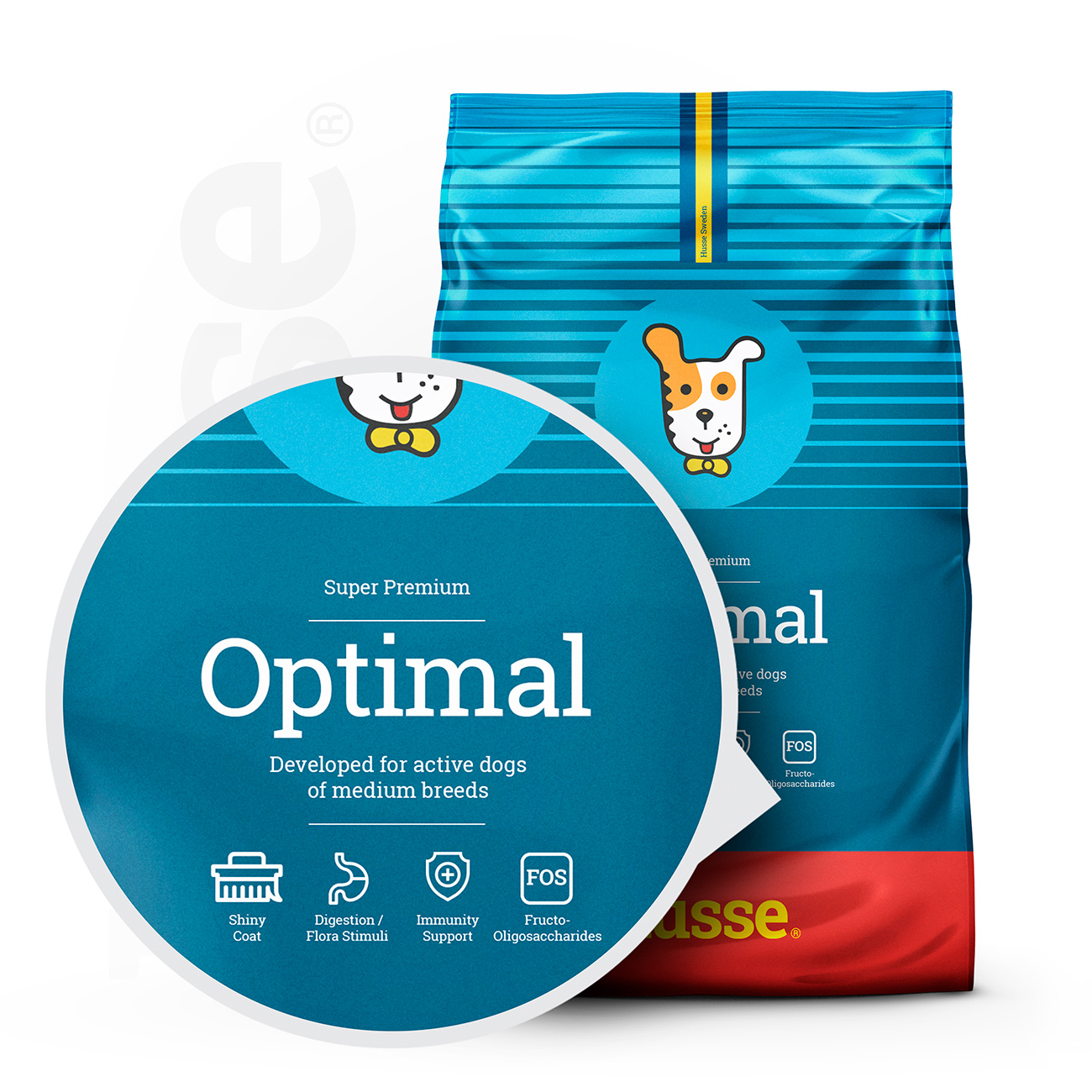 Optimal - karma sucha dla psów dorosłych aktywnych 12 kg