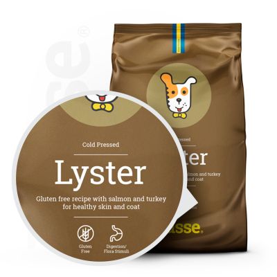 Lyster - bezglutenowa karma sucha Cold Pressed z łososiem 12 kg