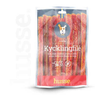 Kycklingfilé - przekąska z pieczonego kurczaka dla psów 100 g
