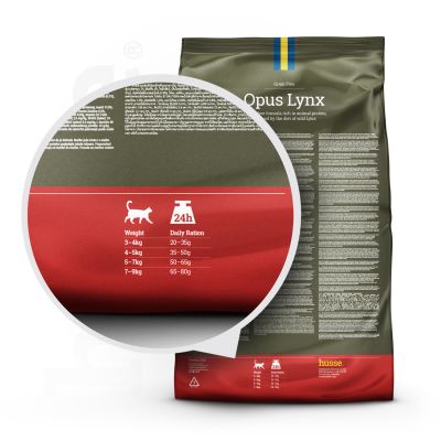 Opus Lynx - karma sucha bezzbożowa dla kotów 2 kg