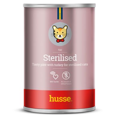 Sterilised - pasztet z indykiem dla kota z tauryną 12x400 g