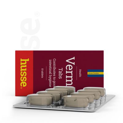 Vermi Tabs - ziołowy preparat odrobaczający dla psa i kota