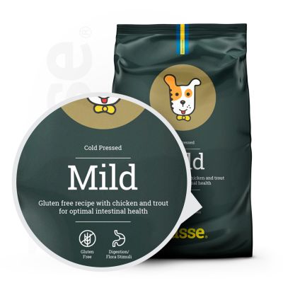Mild - bezglutenowa karma sucha Cold Pressed z pstrągiem 12 kg