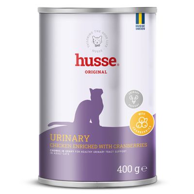 Urinary, kurczak wzbogacony żurawiną, opakowanie | 12 puszek miękkich kawałków kurczaka w soczystym sosie